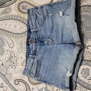 Lucky brand Rolled up Jean shorts